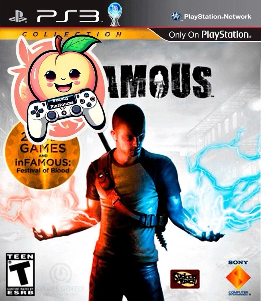 InFamous PS3 Platinum Trophy Service