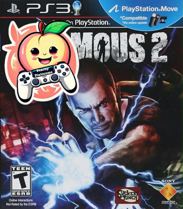 InFamous 2 PS3 Platinum Trophy Service