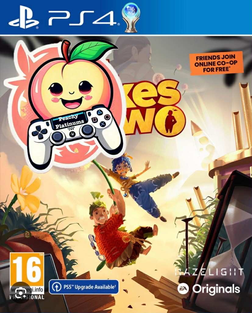 It Takes Two PS4 Platinum Trophy Service