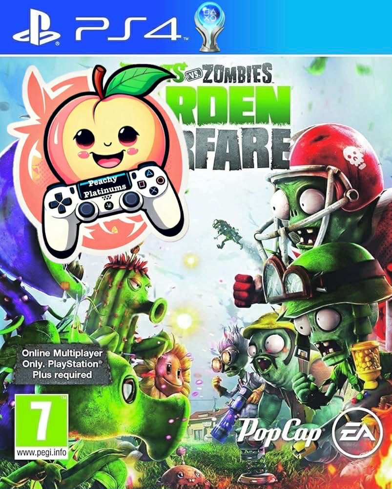 Plants vs Zombies: Garden Warfare PS4 Platinum Trophy Service