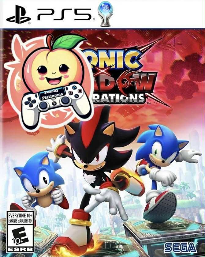 Sonic X Shadow Generations PS5 Platinum Trophy Service