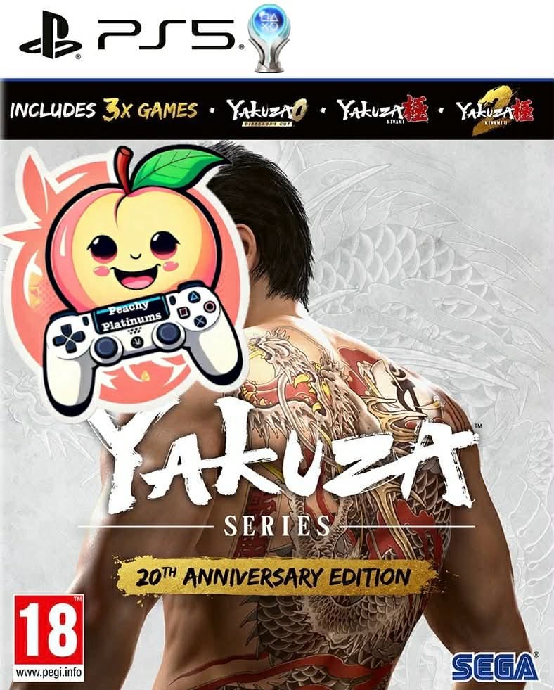 Yakuza 20th Anniversary Bundle Platinum Trophy Service