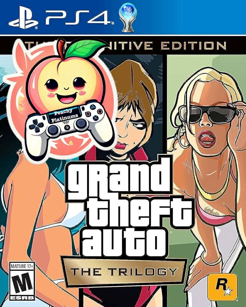 Grand Theft Auto San Andreas Definitive Edition PS4 Platinum Trophy Service
